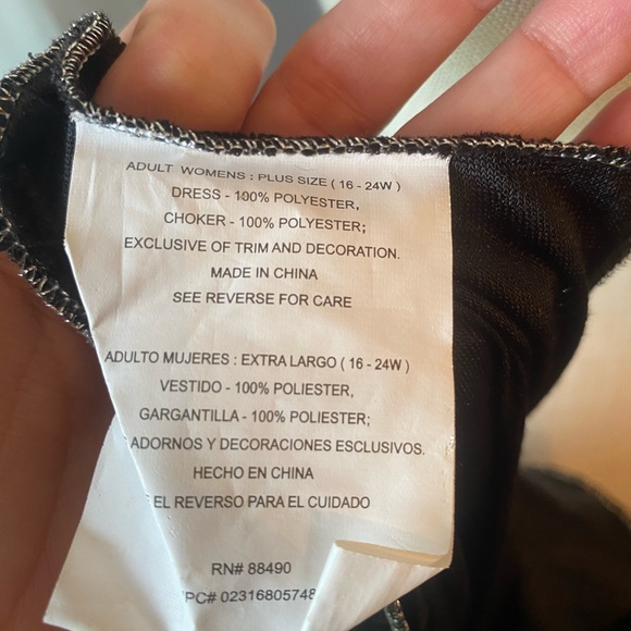 ❌SOLD❌ WITCH SORCERESS WIZARD COSTUME DRESS SIZE 16-24 XXL - Picture 10 of 10